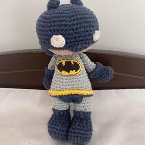 Hand made Batman teddy